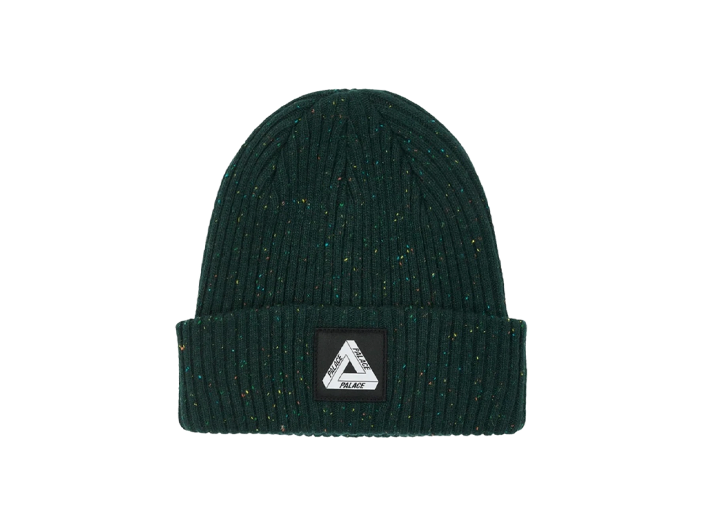 Palace Nepped Tri-Ferg Patch Beanie Green-Palace-pikastore.cz