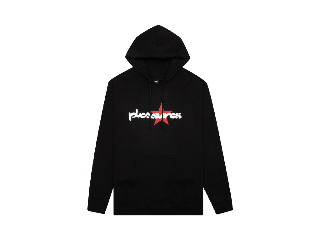 Pleasures Vibration Hoodie Black