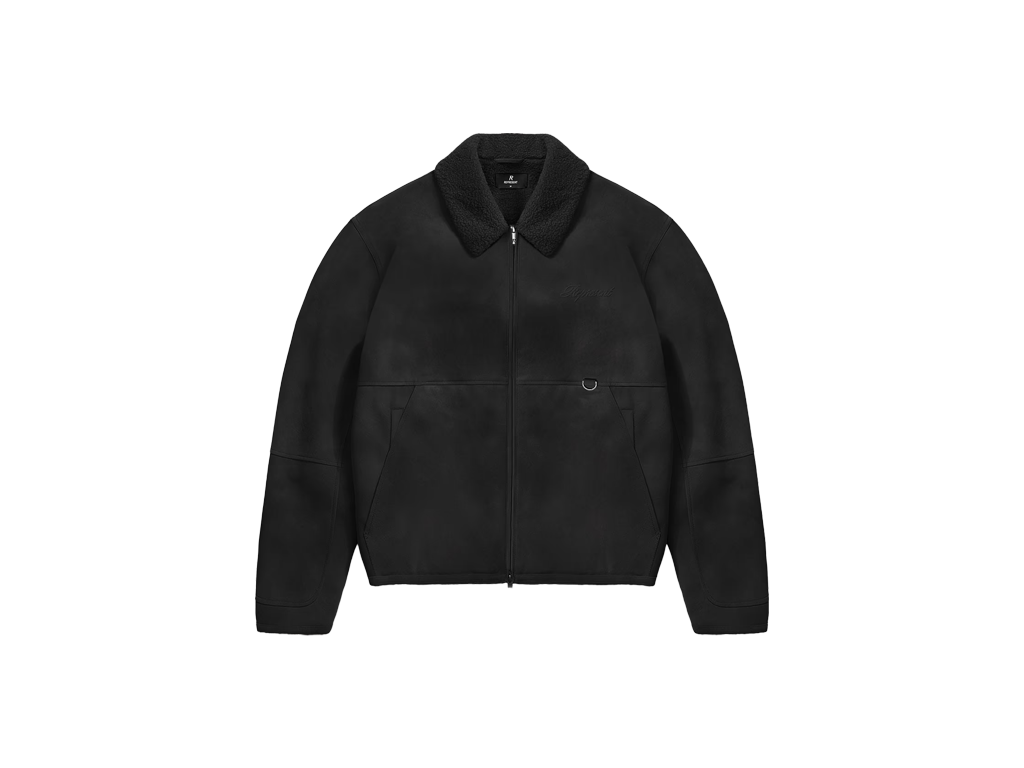Represent MLM100132-01 Shearling Jacket Jet Black