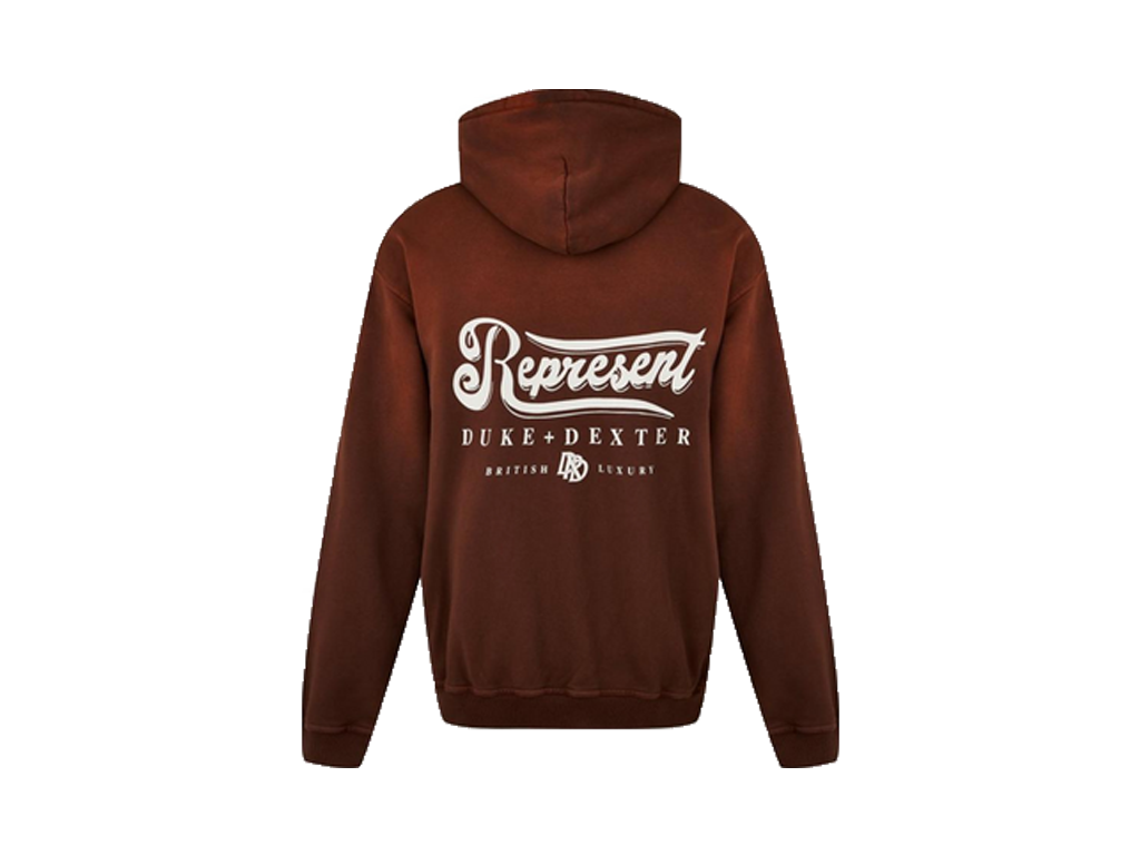 Represent X Duke Dexter British Luxury Hoodie - Rust