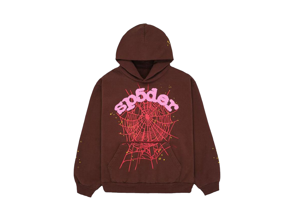 Sp5der Web Hoodie Brown-Sp5der-pikastore.cz