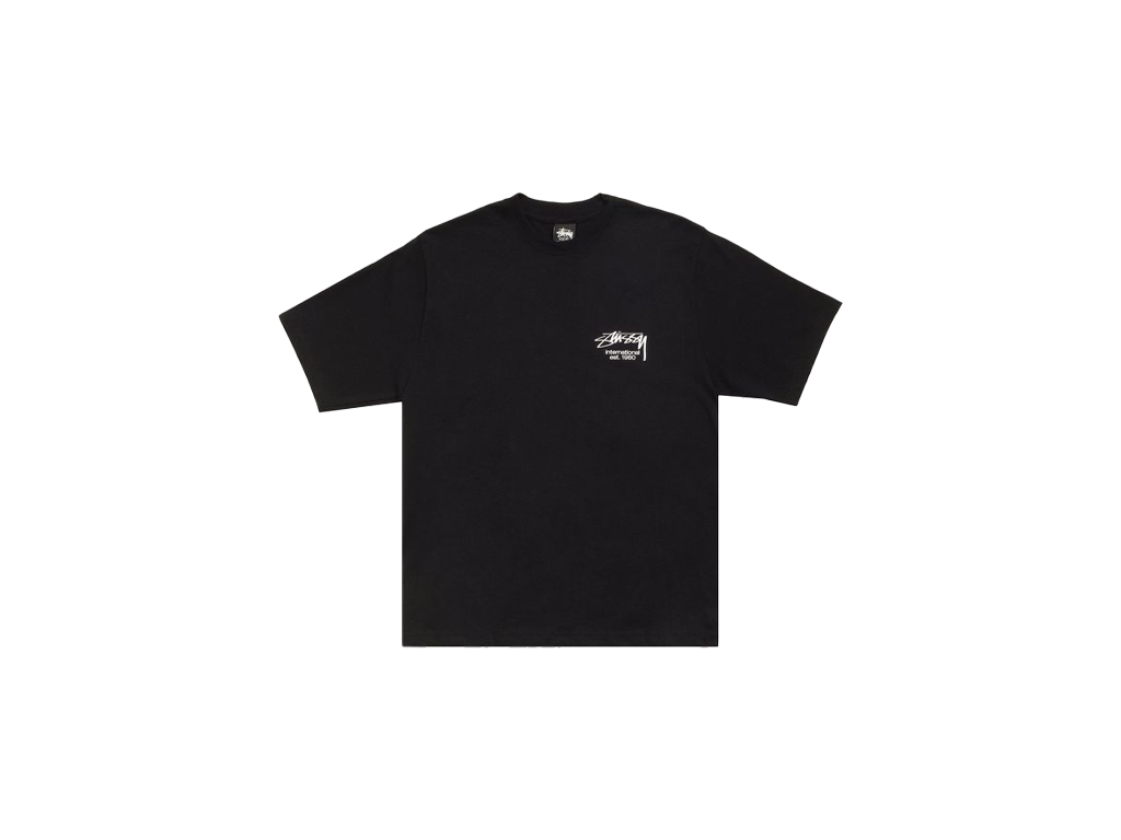 Stussy-Dice Clock T-Shirt Black-Stüssy-pikastore.cz