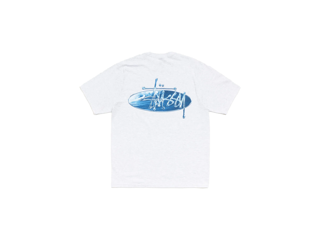 Stussy Wave Oval Tee grey-Stussy-pikastore.cz