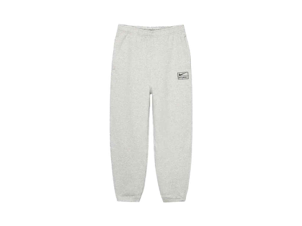 Stussy x Nike Fleece Pant (FW25) Grey Heather-Stussy-pikastore.cz
