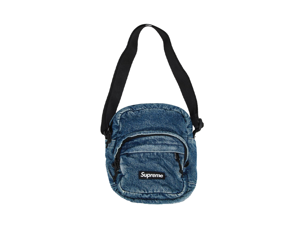 Supreme Denim Shoulder Bag Washed Indigo-Supreme-pikastore.cz