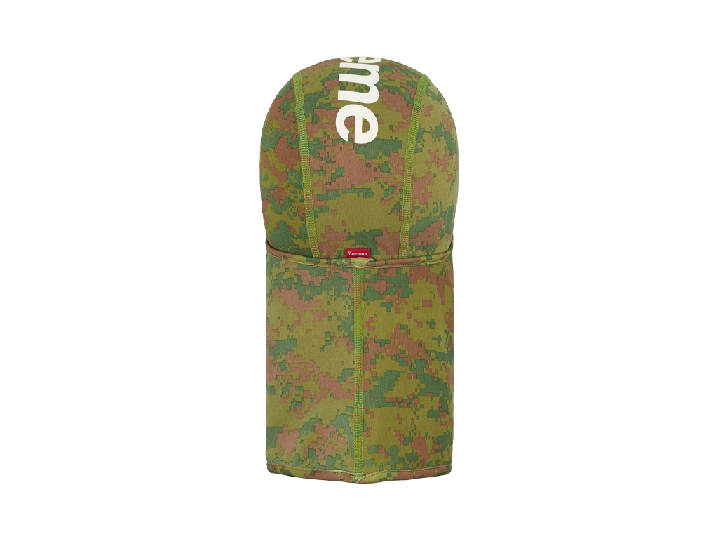 Supreme Heat Reactive Digi Camo Balaclava Olive
