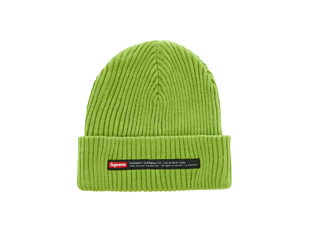 Supreme Property Label Beanie Olive-Supreme-pikastore.cz