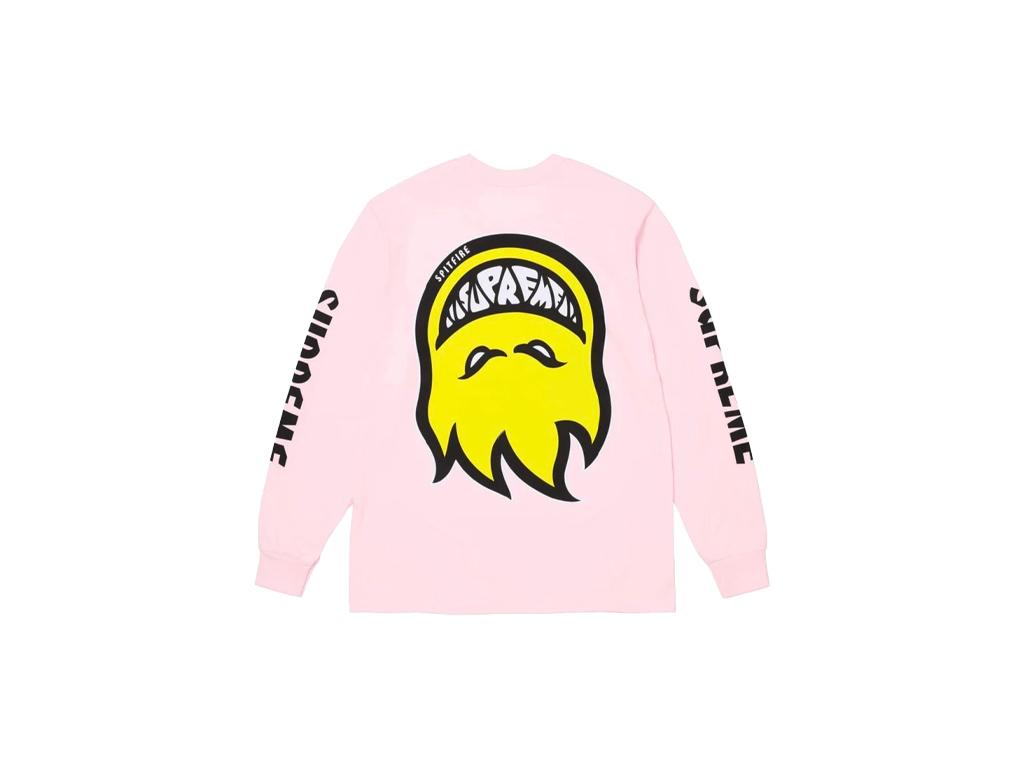 Supreme Spitfire Bighead L/S Tee Pink