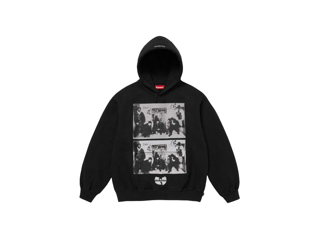 Supreme Wu-Tang Clan Hooded Sweatshirt Black-Supreme-pikastore.cz
