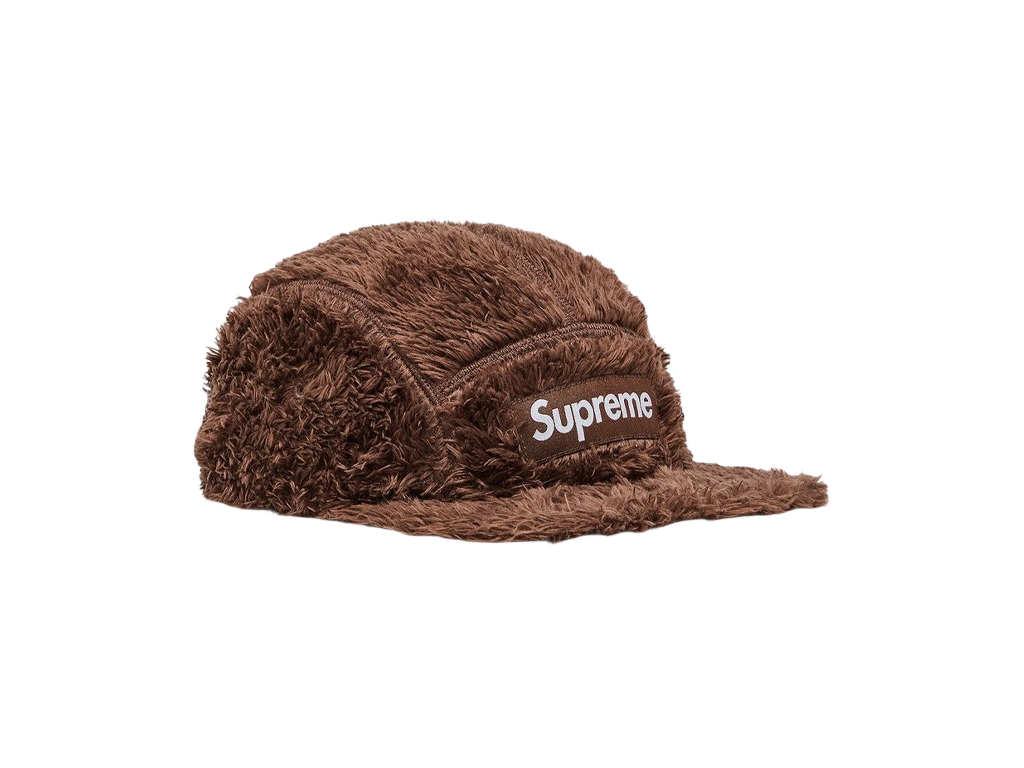 帽子 Suprem Fuzzy Camp Cap Brown Supreme Fuzzy Camp Cap Brown