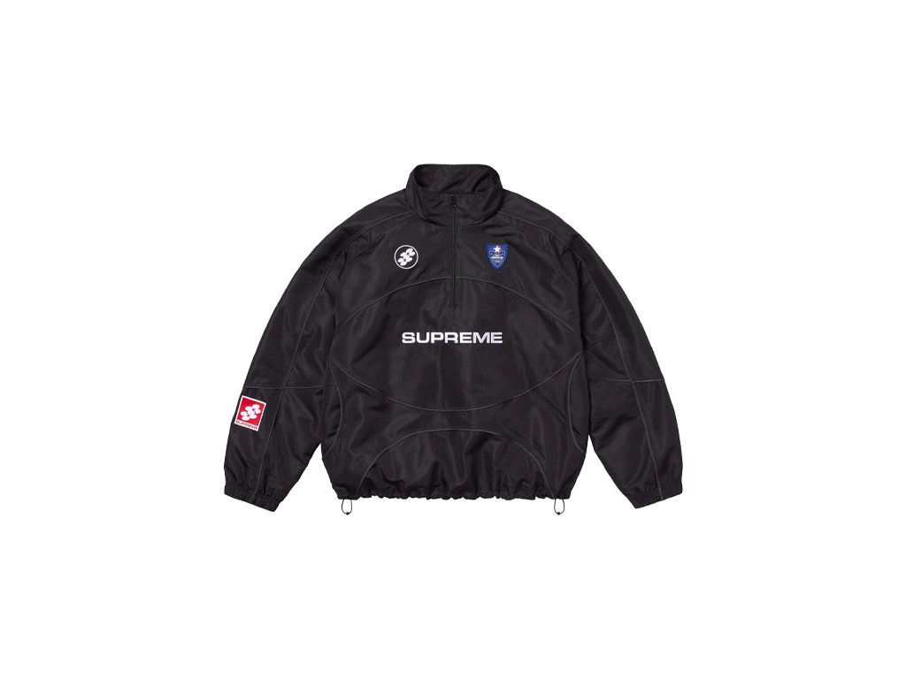 Supreme Reflective Piping Pullover Black-Supreme-pikastore.cz