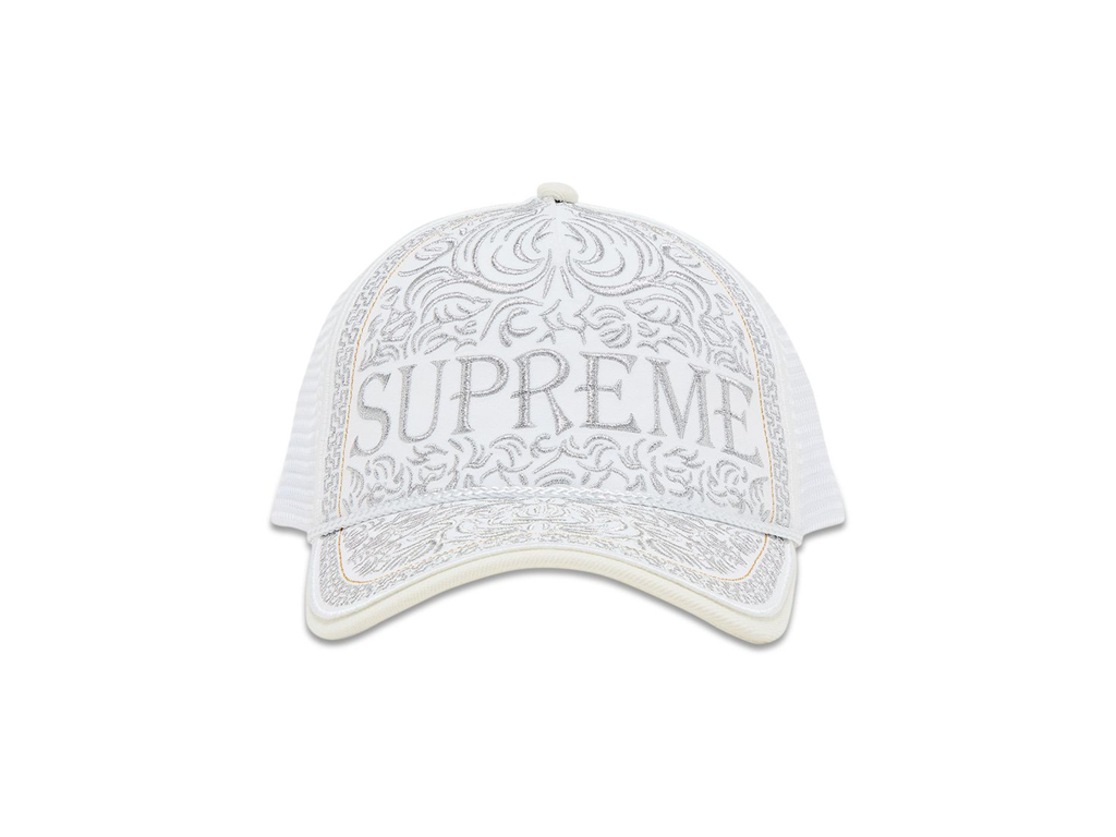 Supreme Vaquero Mesh Back 5-Panel White-Supreme-pikastore.cz