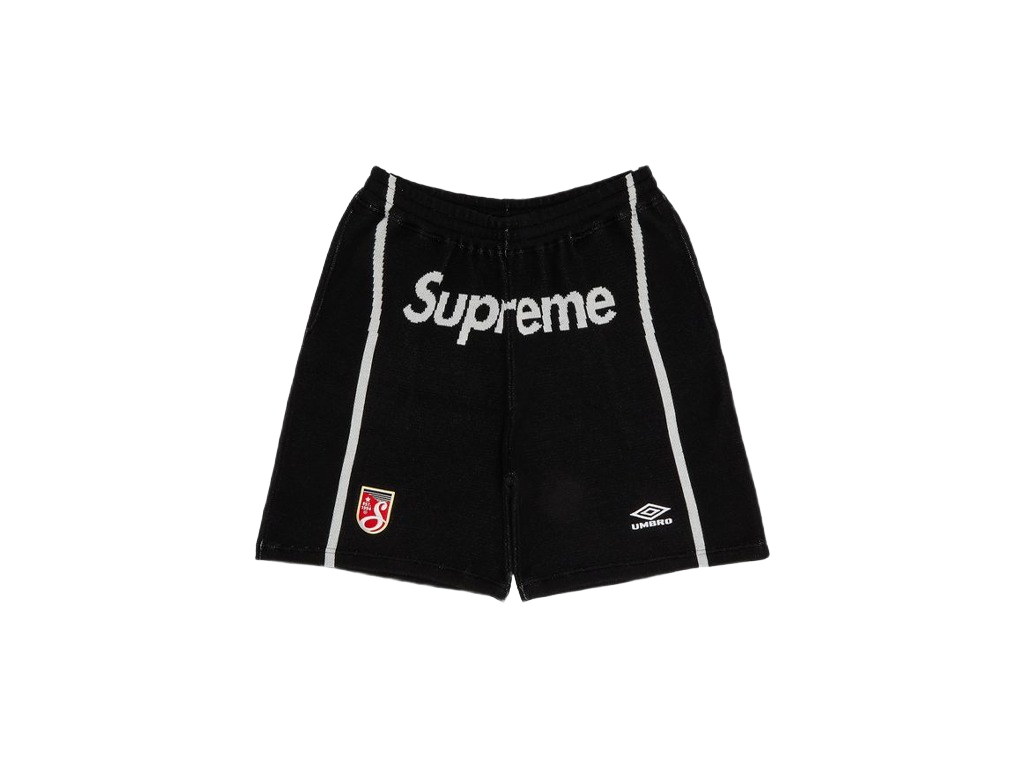 Supreme x Umbro Knit Soccer Short Black