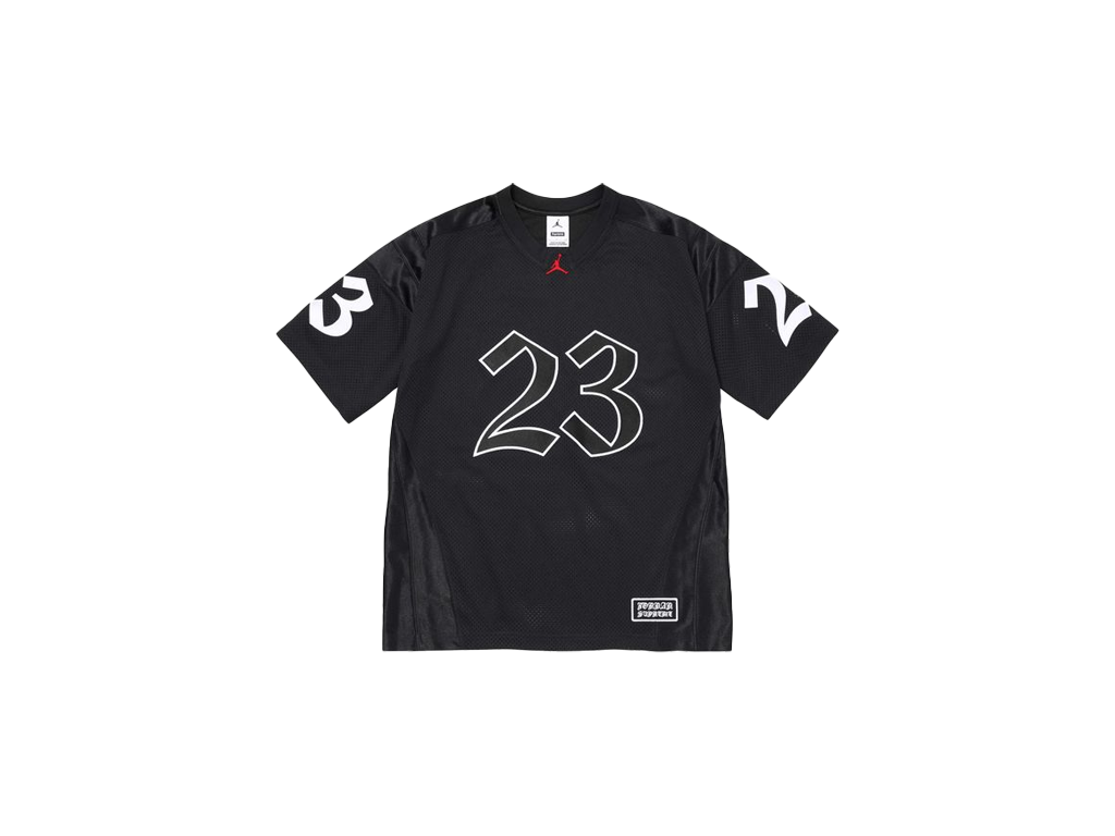 Supreme x Jordan Warm Up Jersey Black-Supreme-pikastore.cz