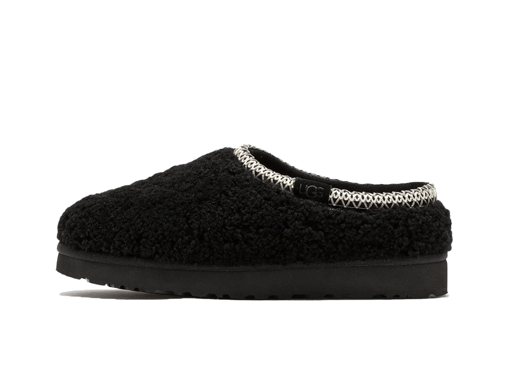 UGG Tasman Maxi Curly Slipper Black-UGG-pikastore.cz