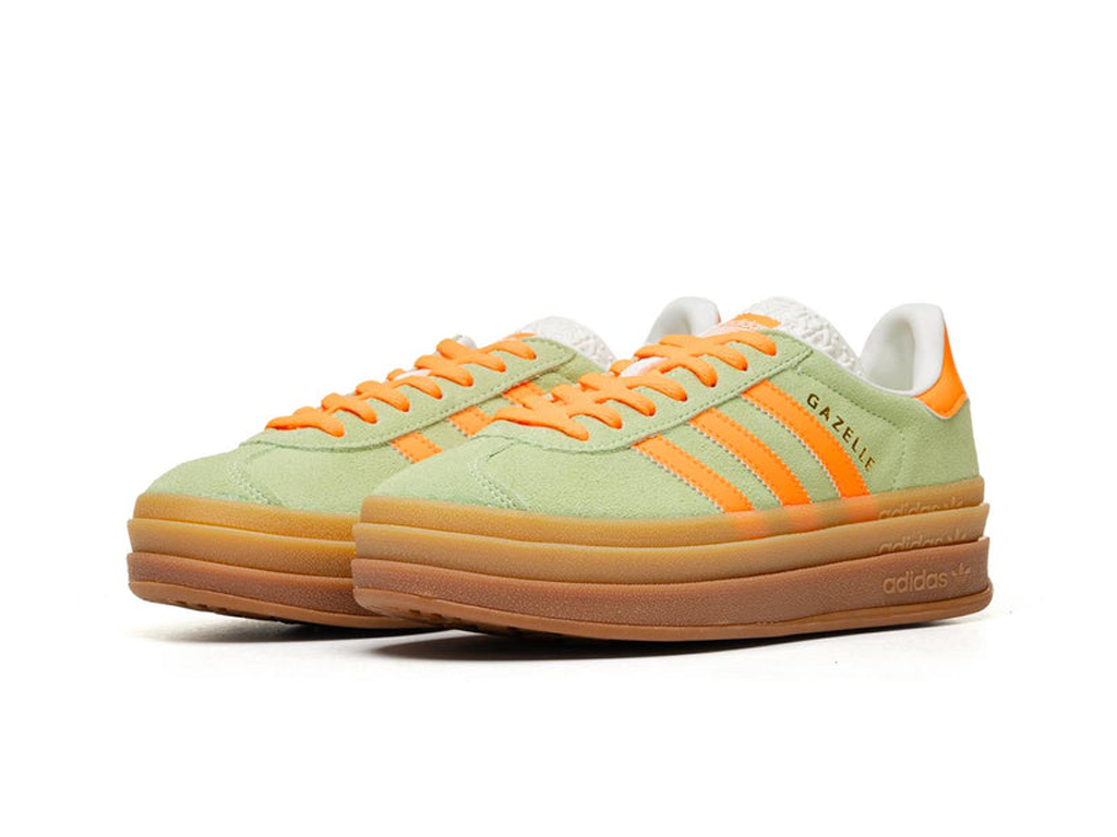 Wmns Gazelle Bold Green Spark Screaming Orange-Adidas-pikastore.cz