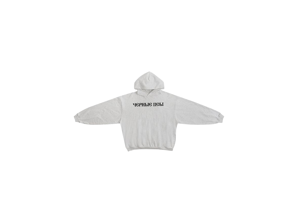Yeezy Gosha Black Dogs Hoodie Heather Grey-Yeezy-pikastore.cz