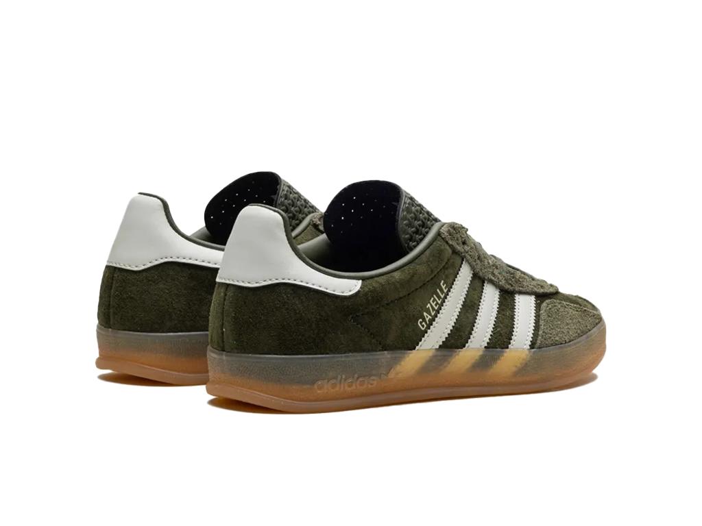 adidas Gazelle Indoor Night Cargo Gum – baskets – photo 4 sur 5
