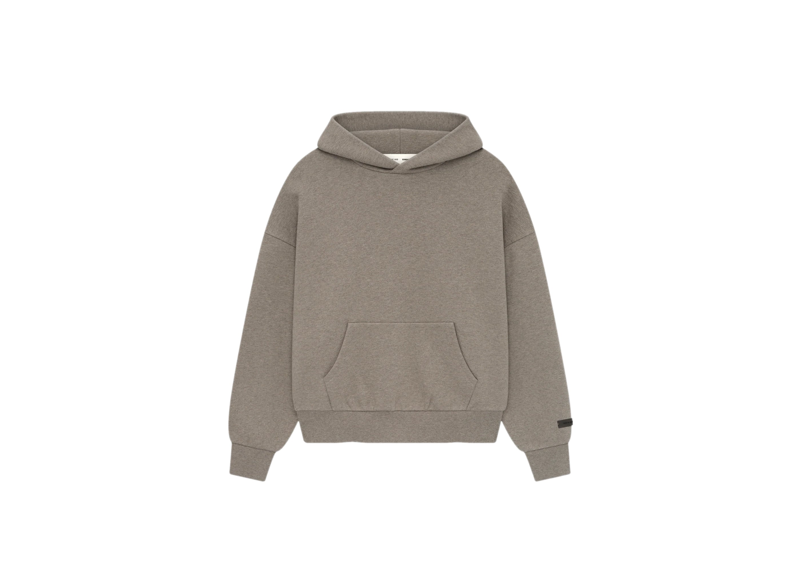 Fear of God Essentials S25 Fleece Hoodie Homestead Heather - PIKASTORE
