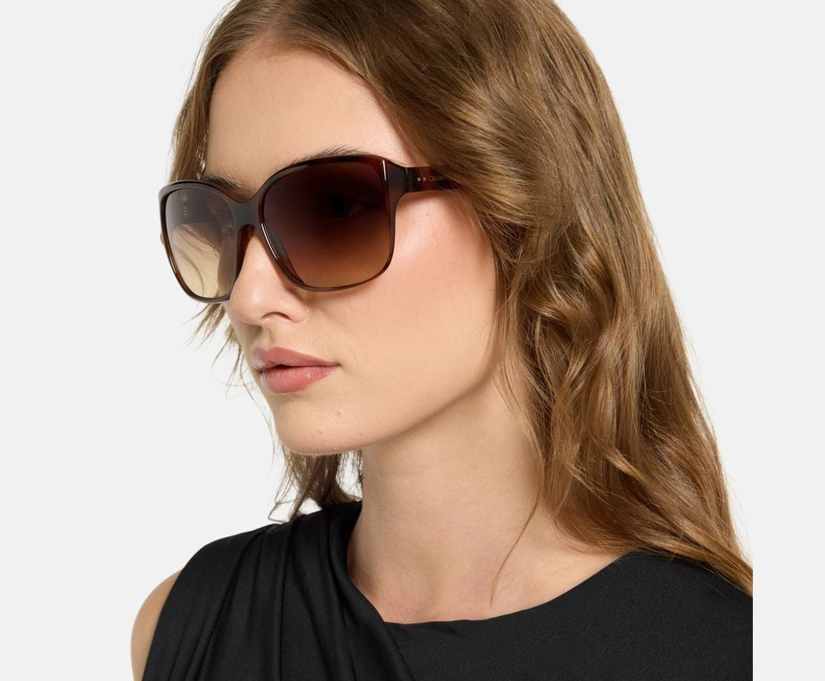 Calvin Klein Sunglasses Dark Brown – doplňky – fotka 4 z 4