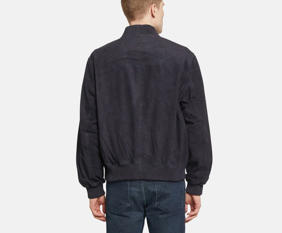 Calvin Klein Leather blouson Blue – îmbrăcăminte – fotografia 4 din 6