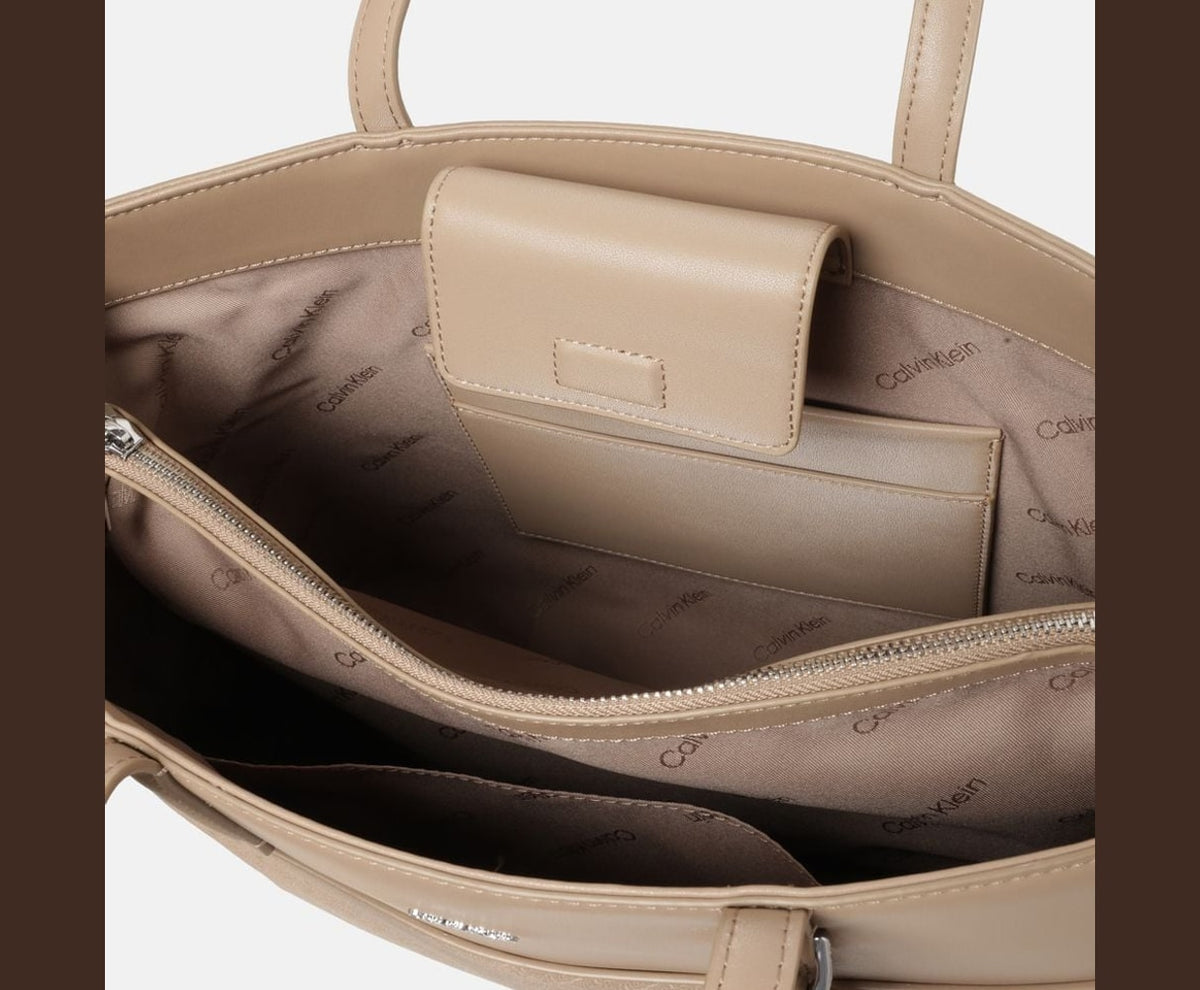 Calvin Klein Shopper Beige – аксесоари – снимка 3 от 5