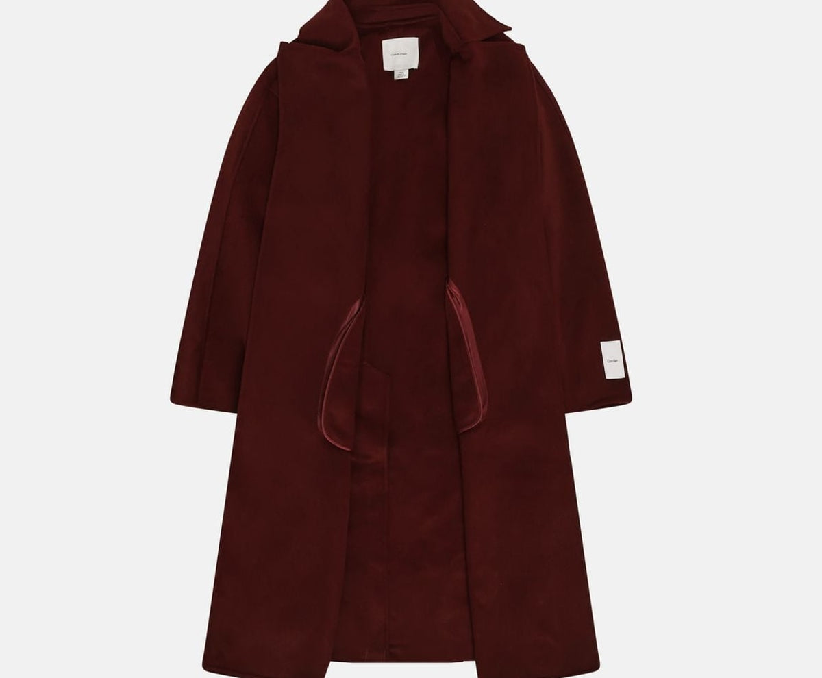 Calvin Klein Wool-blend coat Red – jakna – fotografija 5 od 6