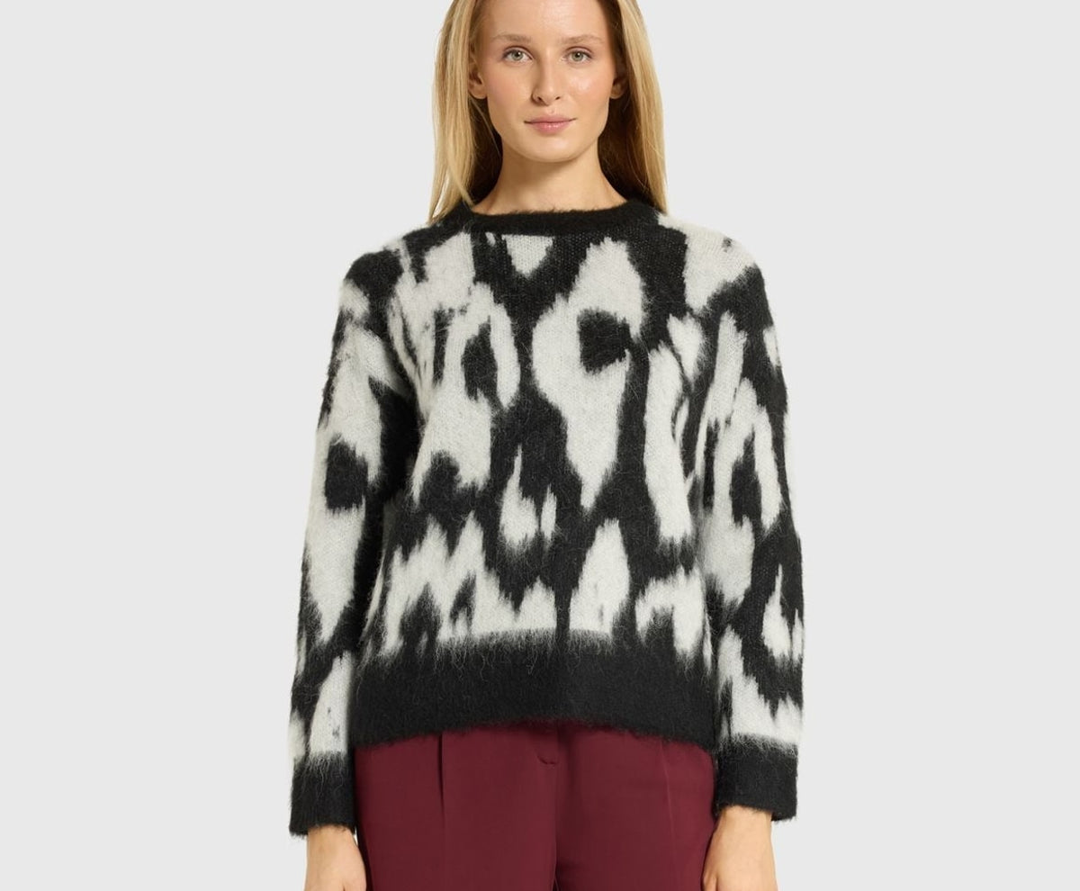 Calvin Klein Wool-blend pullover Black – kläder – foto 2 av 5