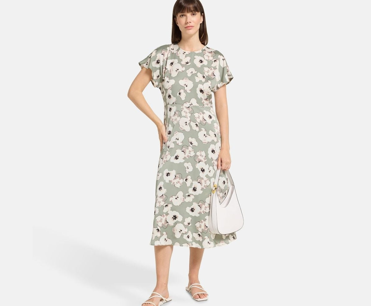Calvin Klein Midi dress Matte Lime – tøj – foto 5 af 5