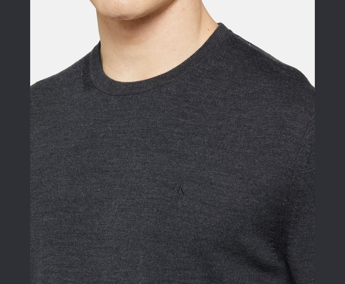 Calvin Klein Wool pullover Grey – vaatteet – kuva 3/5