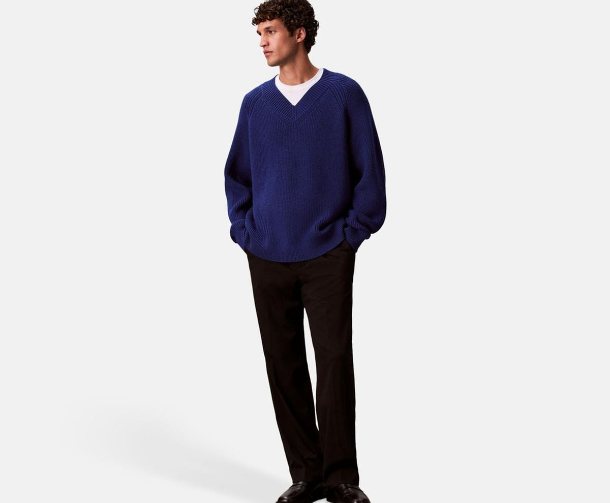 Calvin Klein Wool-blend pullover Blue – sudadera – foto 5 de 5