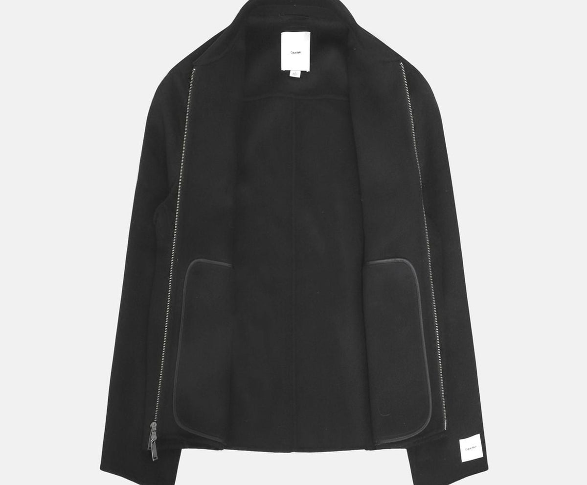 Calvin Klein Wool-blend jacket Black – giacca – foto 5 di 6