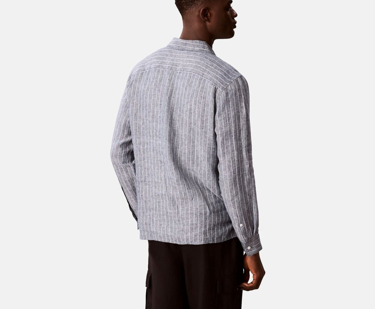 Calvin Klein Linen shirt Blue – clothing – photo 4 of 6