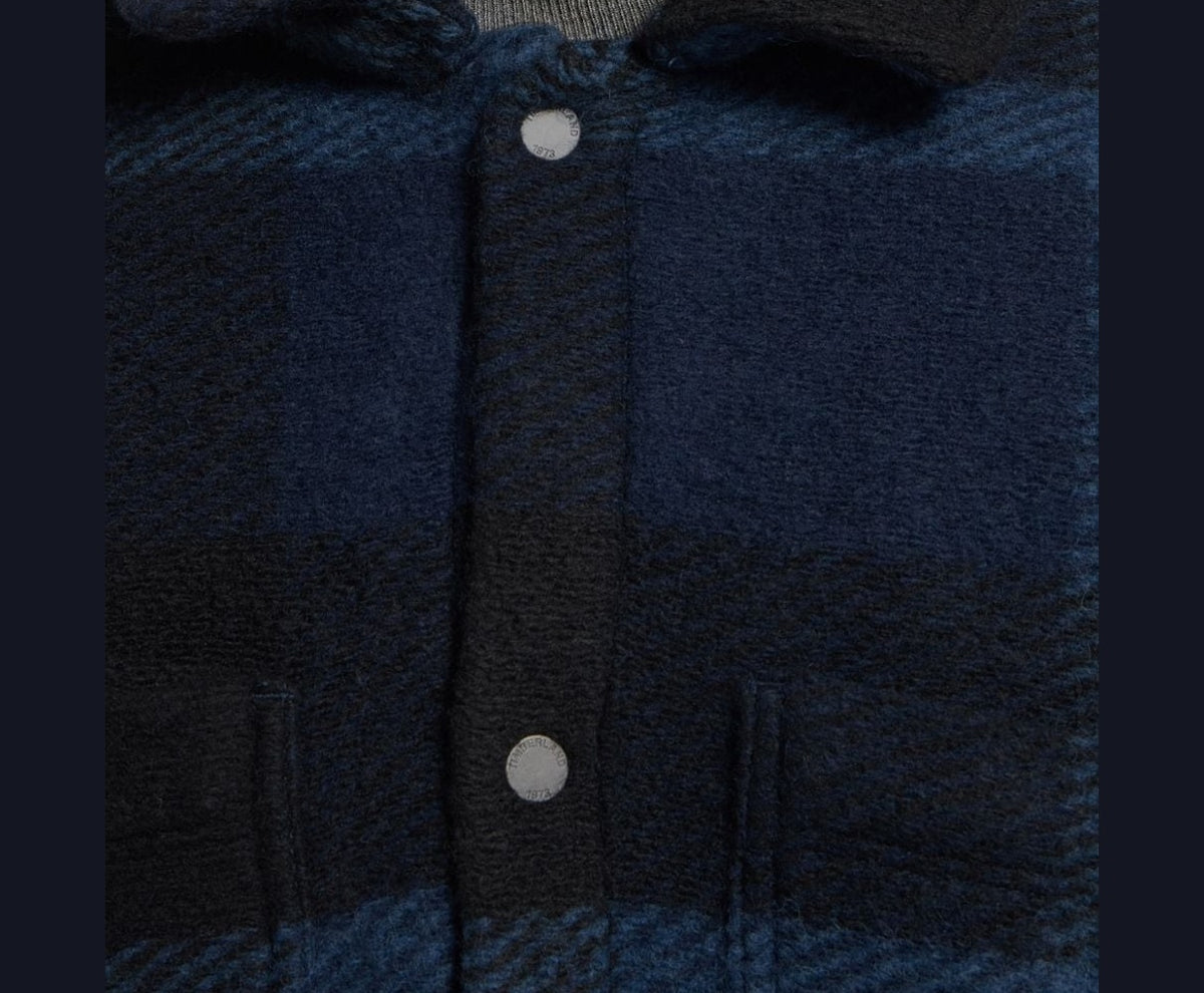 Timberland Wool-blend shacket Midnight Blue – одяг – фото 3 з 6