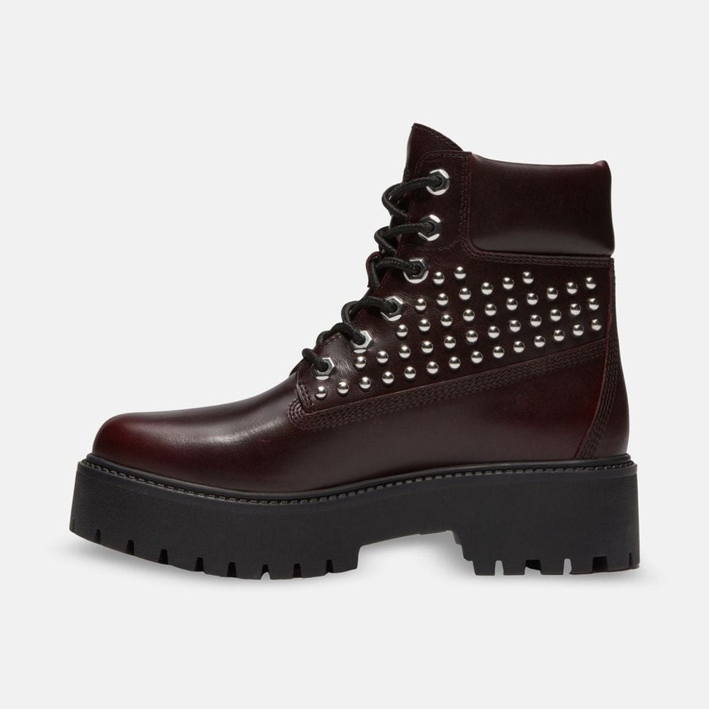 Timberland Lace-up boots Stone Street Burgundy – sko – foto 4 af 5
