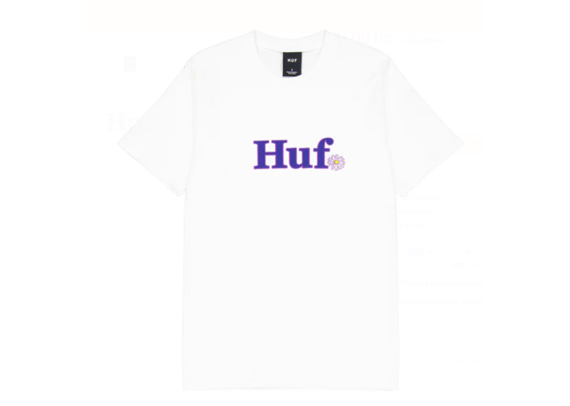 HUF In Bloom Tee White