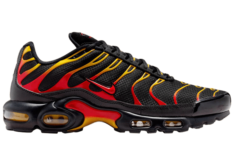 Nike Air Max Plus Black University Gold Red