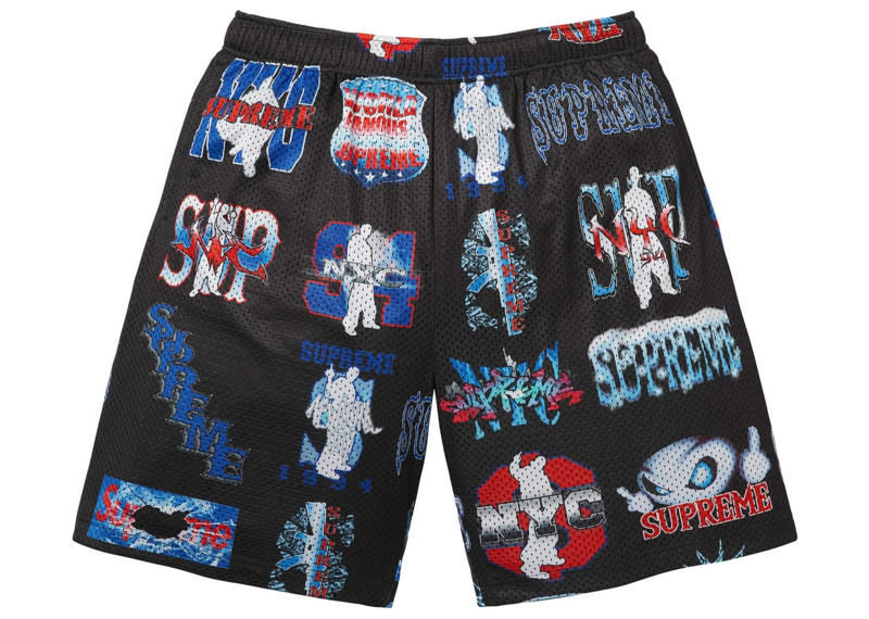 Supreme Flash Mesh Short Black