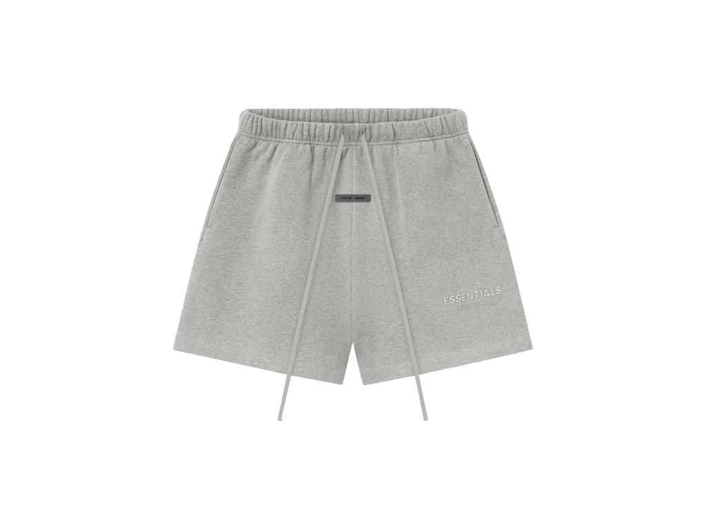 Fear of God Essentials Classic Fleece Sweatshort Concrete Heather-Fear of God-pikastore.cz