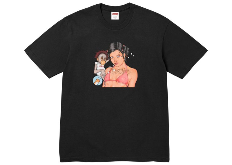 Supreme Angel Tee Black-Supreme-pikastore.cz