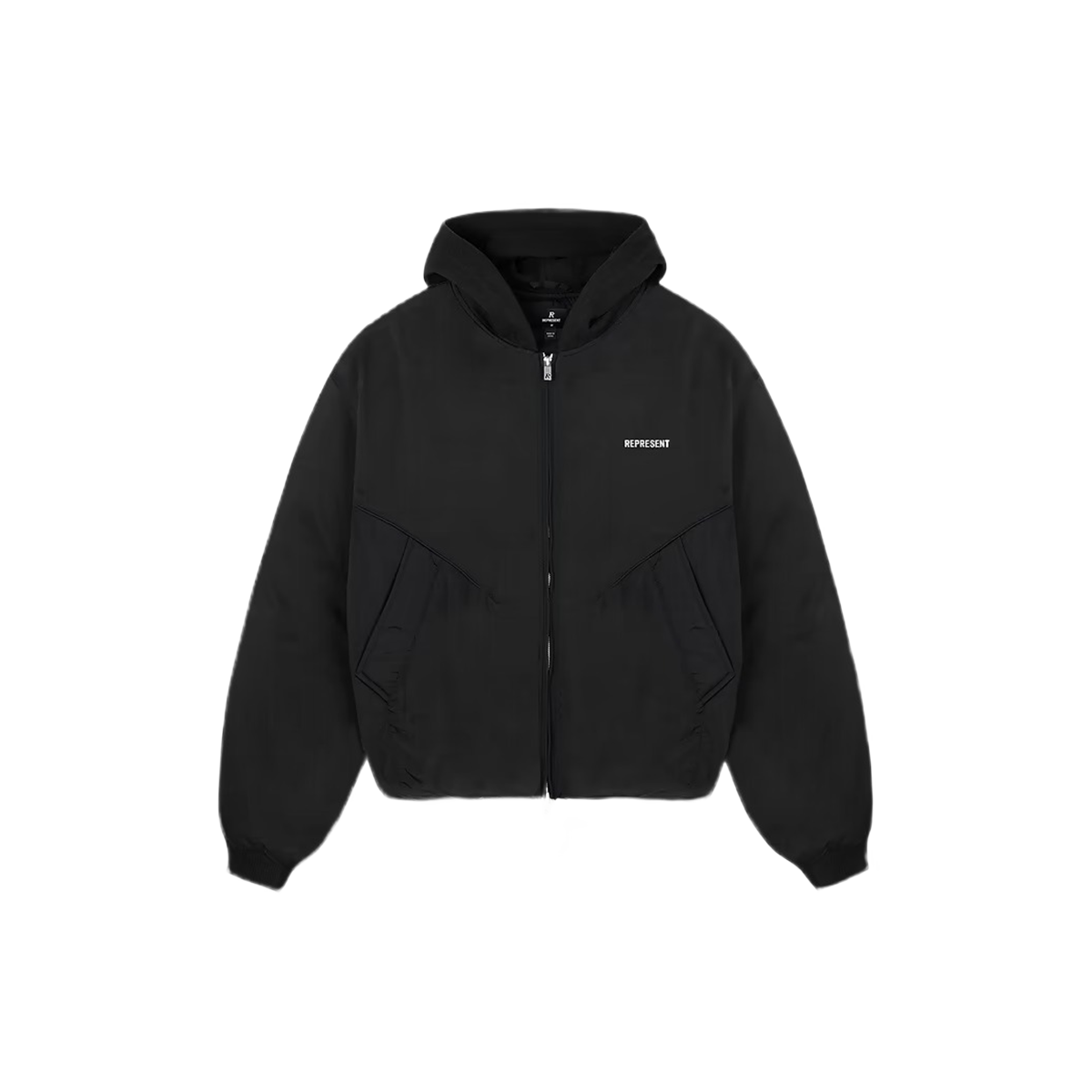 Represent Nylon Hooded Bomber Jacket