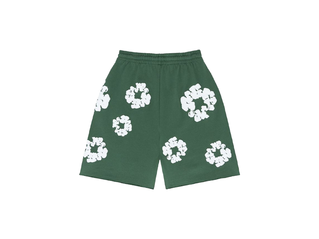 Denim Tears The Cotton Wreath Shorts Green