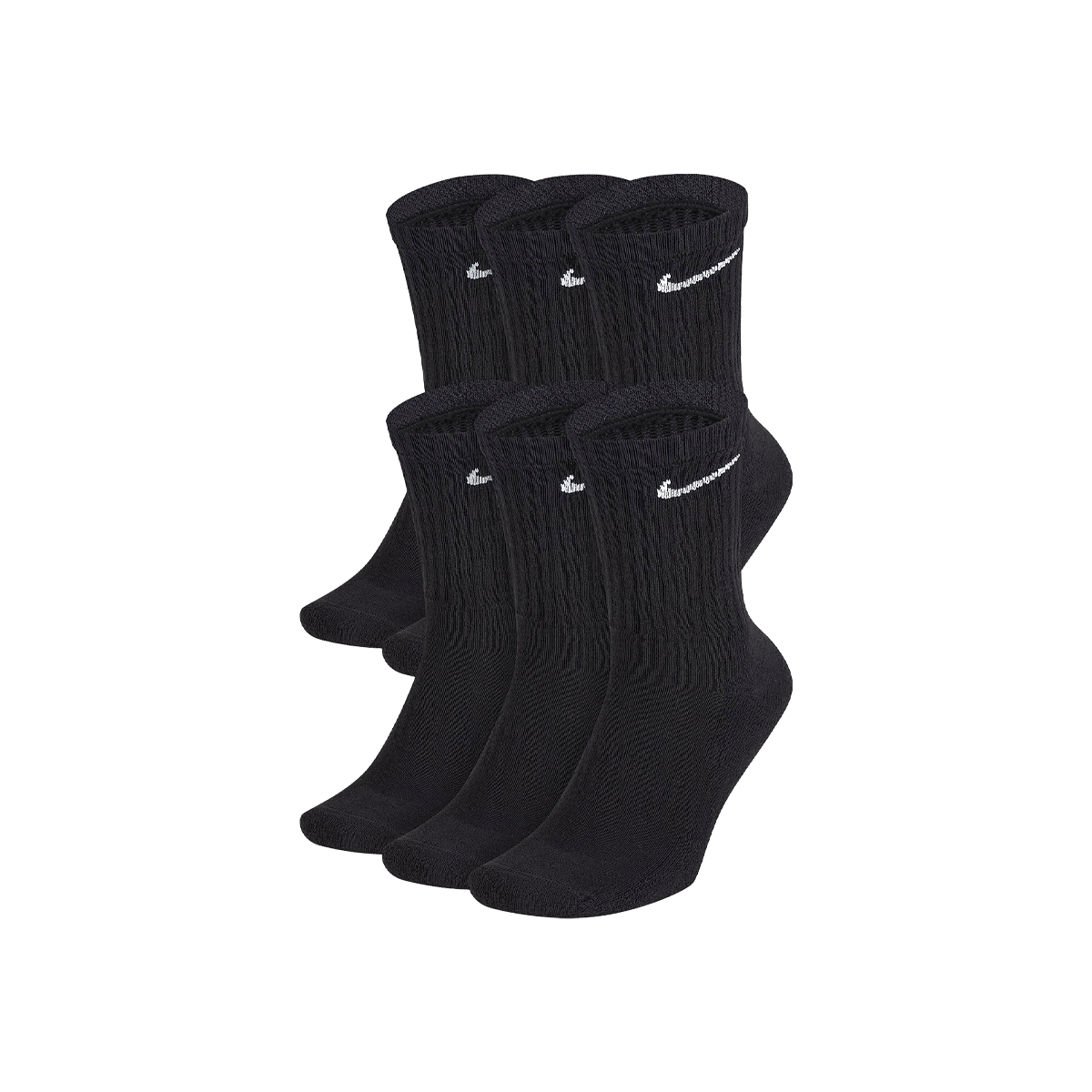 Nike Six Pack Black Socks