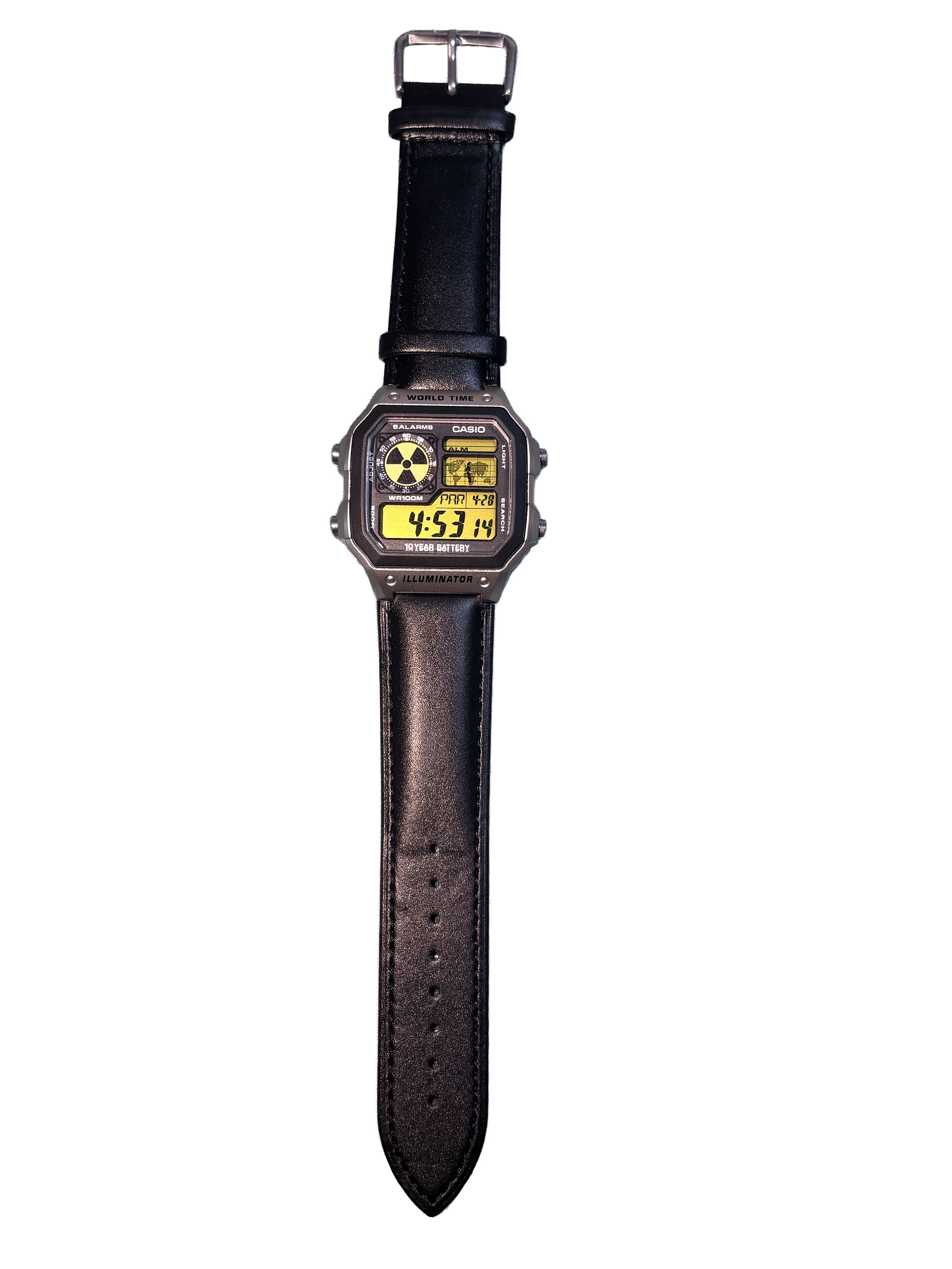 Modial Casio Nuclear Leather Watch-Apparel & Accessories-Modial-pikastore.cz