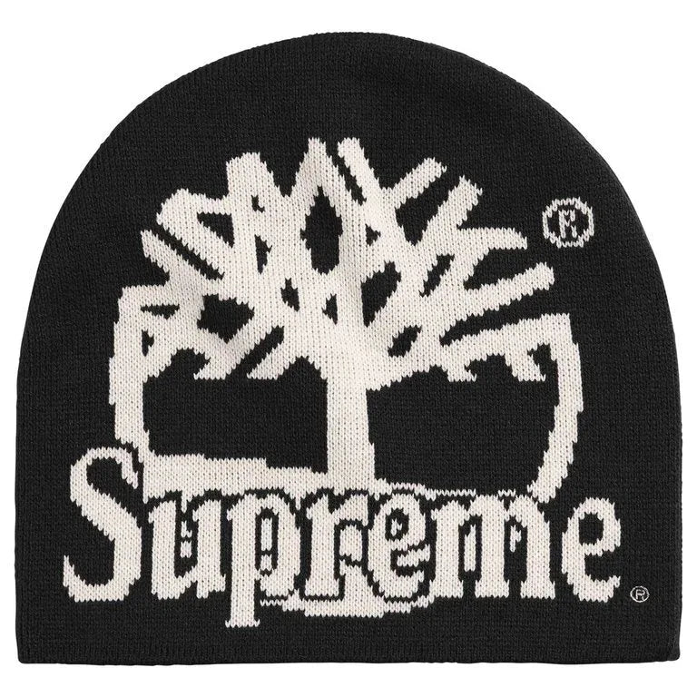 Supreme x Timberland Beanie Black – czapka, czarny