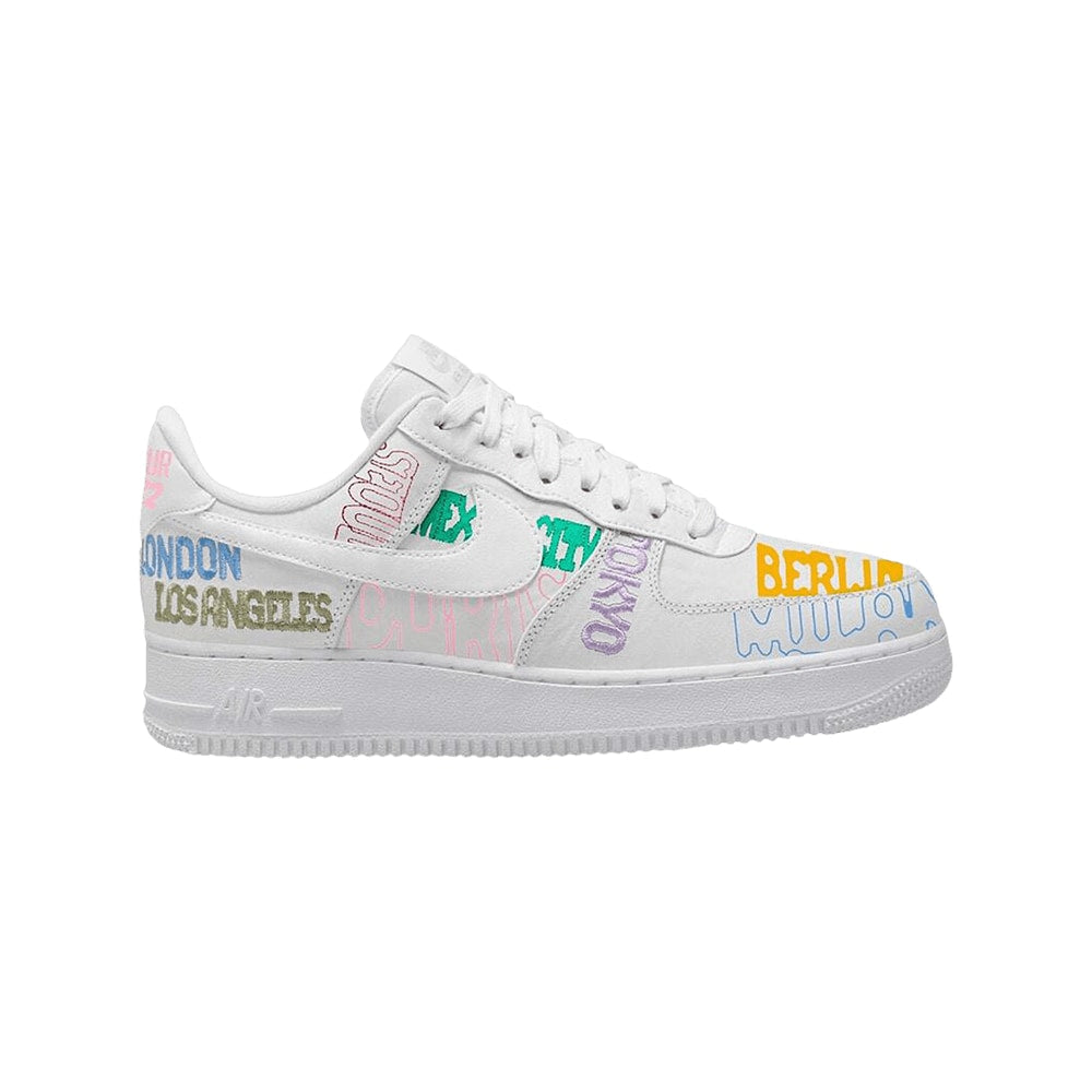 Nike Air Force 1 Low World Tour - White – sneakers, hvid