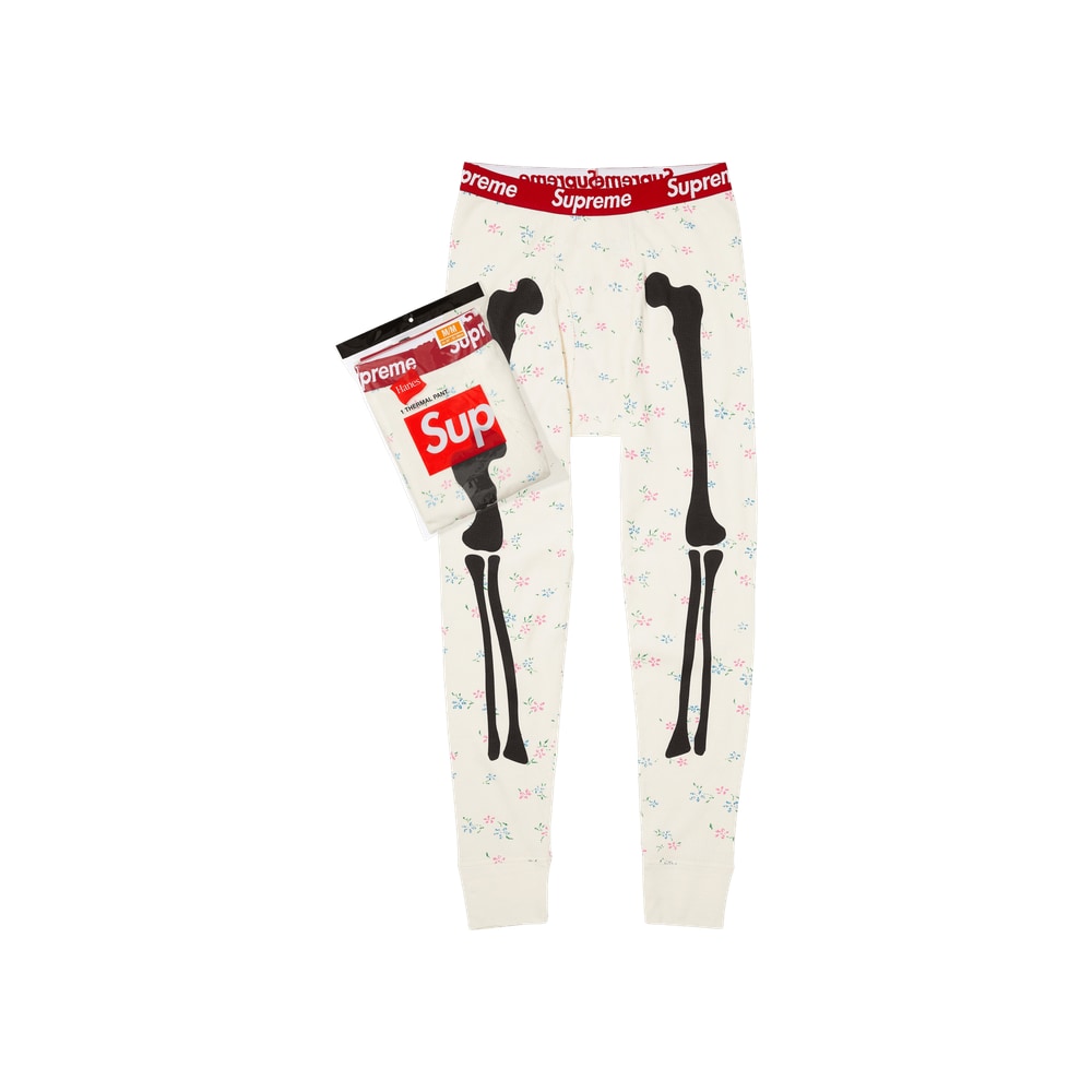 Supreme x Hanes Bones Thermal Pant (1 Pack) Floral – byxor