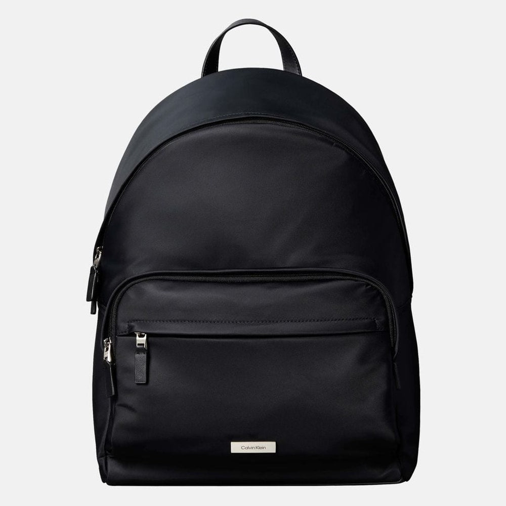 Calvin Klein Backpack Sleek Round Black – reppu, musta