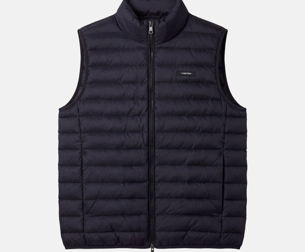 Calvin Klein Quilted gilet Dark Blue – Bekleidung