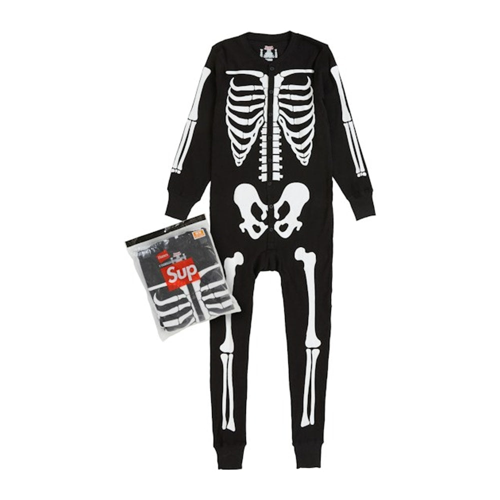 Supreme x Hanes Bones Thermal Union Suit (1 Pack) Black – oblečení
